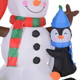  Snjegović s pingvinima LED 180 cm | shoptok.hr