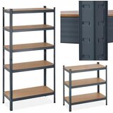 Metalna polica za spremanje MDF 180x90x40 cm | shoptok.hr