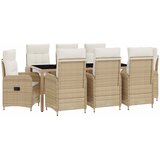 Vanjski set za objedovanje 9 pcs Bež i krem bijela Cene