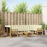  Set vanjskih sofa 8 kom. Prirodna i krem | shoptok.hr
