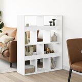 vidaXL Pregrada za prostor bela 100x33x125,5 cm inženirski les Cene