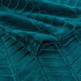 Douceur d intérieur Modrozeleno pregrinjalo iz mikroflanele 180x220 cm Arya – | Shoptok.si