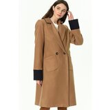 Dewberry Z6640 LADIES' COAT-LIGHT CAMEL Cijene