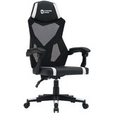  GAMING MCH01 FLOW črno/bel ergonomski gaming stol, (21684089) | Shoptok.si