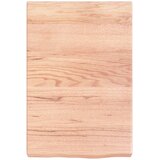  Kupaonska radna ploča svjetlosmeđa 40x60x(2-6) cm masivno drvo | shoptok.hr