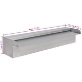  Pravokutna vodopadna fontana za bazen od nehrđajućeg čelika 45 cm | Eponuda.ba