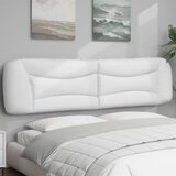  Jastuk za uzglavlje Hvar bijeli 200 cm od umjetne kože | shoptok.hr