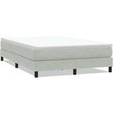 vidaXL Box Spring postelja brez vzmetnico svetlo siva 140x220 cm, (21792666) | Shoptok.si