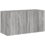 Maison Chic Stenska TV omarica - TV stojalo - Televizijska omarica siva sonoma 80x30x41 cm, (21699402) | Shoptok.si