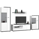 Modern Living Stenska Polica Ambiente Plus, Bela, Antracit | Shoptok.si