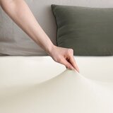 Restilo Bijela/krem plahta s gumom od jeseya 160x200 cm Amber – | shoptok.hr