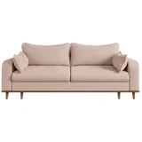 Ropez Bež sofa od samta 220 cm Beata –