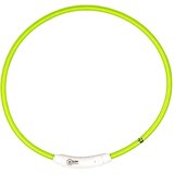 Duvo LED svetleća USB najlonska ogrlica zelena 45cm | Eponuda.com