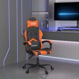 Igraća stolica crno-narančasta od umjetne kože | shoptok.hr