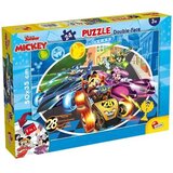 Slagalica Mickey Mouse 2 u 1 puzzle sa 24 dijela i bojanka 50x35 cm - Lisciani | shoptok.hr