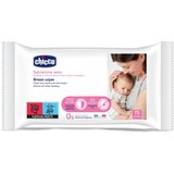 Chicco Breast Wipes vlažne maramice za čišćenje za grudi 72 kom | shoptok.hr