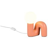 REALITY Oranžna keramična namizna svetilka (višina 21,5 cm) Quinn – | Shoptok.si