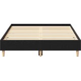  Krevetna konstrukcija Crni hrast 193 x 143 x 25 cm | shoptok.hr