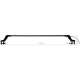 vidaXL Akvarijsko LED svjetlo sa stezaljkama 75 - 90 cm plavo-bijelo | shoptok.hr