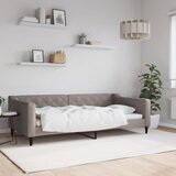  Dnevni krevet smeđesivi 100 x 200 cm od tkanine Cijene