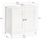 SoBuy kopalnica pod umivalnikom v beli barvi v skandinavskem slogu, (20814815) | Shoptok.si