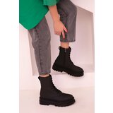 Soho Black Matte Women's Boots & Booties 17441 Cene
