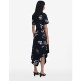 Desigual Haljina crna / bijela | shoptok.hr