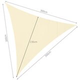 Gardlov jedro za zaštitu od sunca 3x3x3 bež 23146 | shoptok.hr
