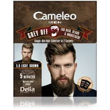 Delia farba protiv sedih za kosu, bradu i brkove cameleo men 5.0 svetlo braon 2x15ml