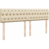  Krevet s oprugama i madracem krem 180x200 cm od tkanine | shoptok.hr