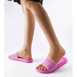Gemre Pink rubber flip-flops Azelio with inscription | shoptok.hr