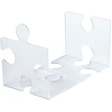 Han držalo za knjige/cd-je puzzle, prosojna, 2 kosa | Shoptok.si