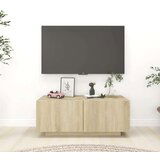 vidaXL TV omarica sonoma hrast 100x35x40 cm iverna plošča | Shoptok.si