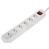  Produžni kabl Hama bijeli, 6 utičnica, 1,4m, WH | Eponuda.ba