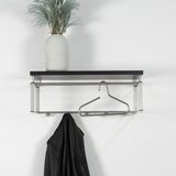 Spinder Design Metalna zidna vješalica u srebrnoj boji s policom Rex – | shoptok.hr