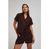 Marisse Women's Shorts L-Sh-4012 D.Oak Cene