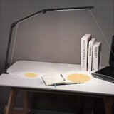  LED prigu&amp;scaron;iva dodirna fleksibilna stona lampa sa stezaljkom LED/12W/230V crna Slike