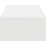  Zidna polica s ladicama bijela 80x33x17 cm izrađeno drvo | Eponuda.com