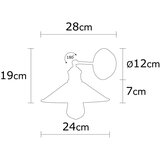 Opviq lights Berceste N 664 Zidna lampa, bronza | Eponuda.ba