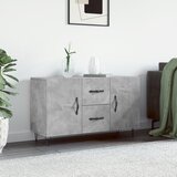  Komoda siva boja betona 100x36x60 cm od konstruiranog drva | shoptok.hr