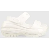 Crocs Natikači Classic Mega Crush Sandal ženski, bela barva, 207989