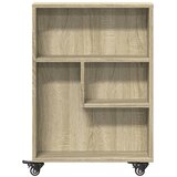  Uska kolica za odlaganje Sonoma hrast 48x13x68 cm Konstruirano drvo | shoptok.hr