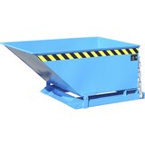 eurokraft pro Prekucni zaboj za ostružke, nizka zasnova, prostornina 400 l, svetlo modre barve | Shoptok.si
