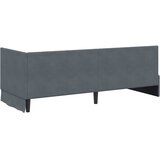  Kutni okvir kreveta Tamno siva 80 cm x 200 cm Baršun | shoptok.hr