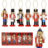  Božićna dekoracija - figurice Orašar, 8 cm, 6 komada | shoptok.hr
