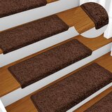 vidaXL Otirači za stepenice 30 kom 65x21x4 cm smeđi | shoptok.hr