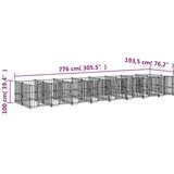  kavez za pse čelični 15,02 m² | Eponuda.ba