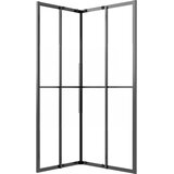  Tuš-kabina polumatirana ESG 90 x 70 x 180 cm crna | shoptok.hr