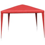  Zabavni šotor Rdeča 400 x 300 x 255 cm PE in jeklo, (5000205387) | Shoptok.si