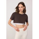 TRENDYOLMILLA Ženska majica Thmss24Ts00001, Smeđa | Eponuda.com